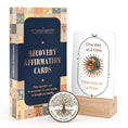 Cargar la imagen en la vista de la galería, Recovery Affirmation Card Deck- Gift Set