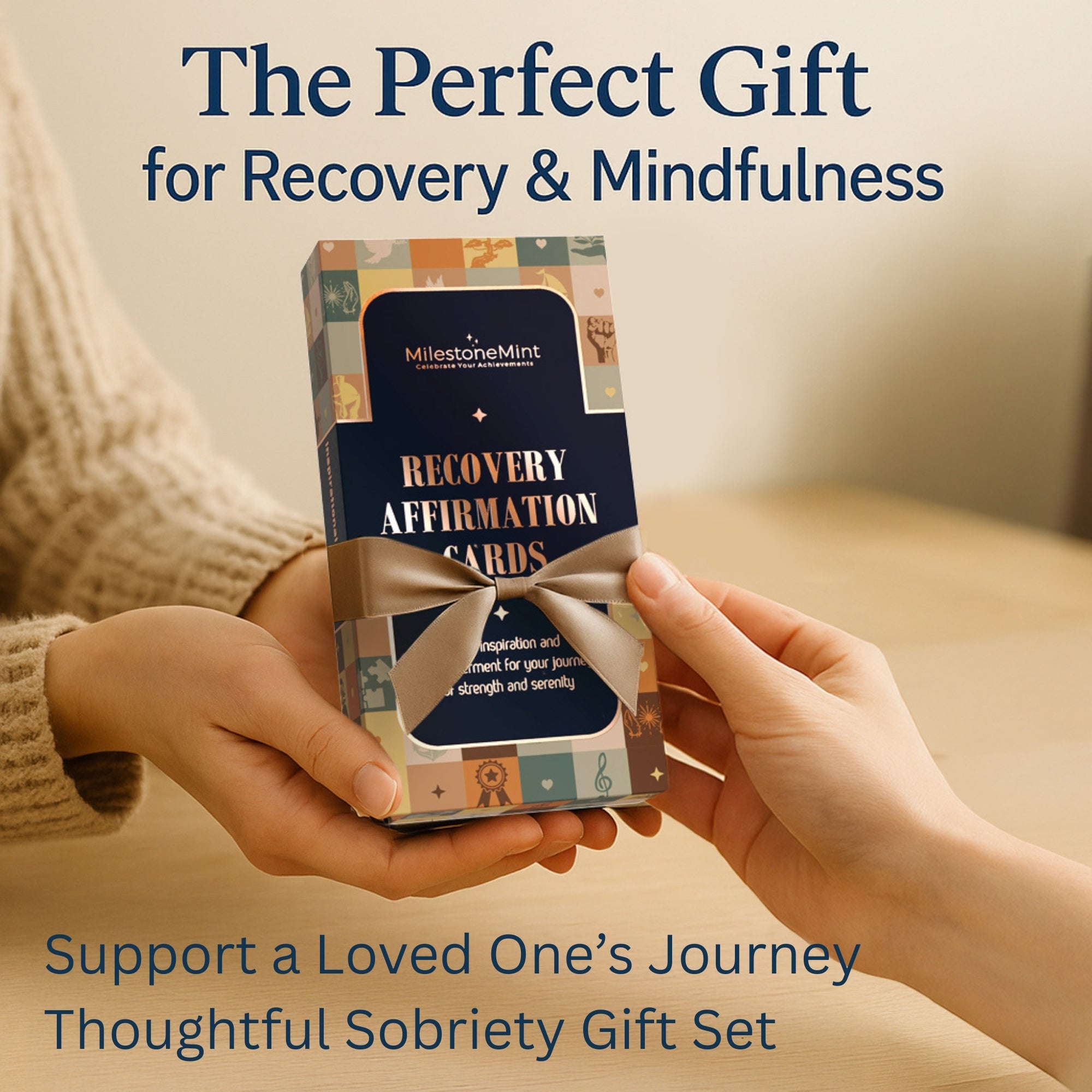 Recovery Affirmation Card Deck- Gift Set