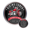 Load image into Gallery viewer, Riding Sober Recovery Affirmation Coin
