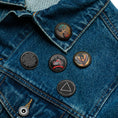 Load image into Gallery viewer, Sobriety Pin Button Set – Recovery Symbol Designs (5-Pack)
