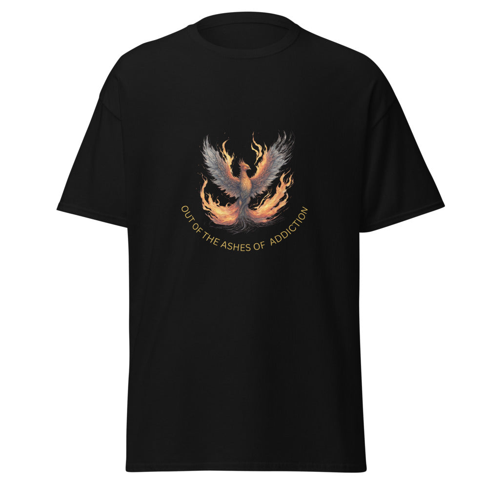 Phoenix Sobriety T-Shirt – “Out of the Ashes of Addiction” Unisex classic tee